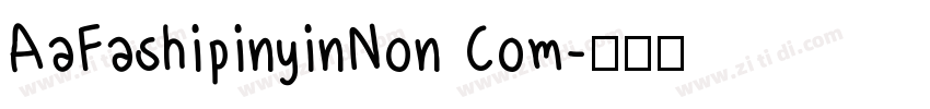 AaFashipinyinNon Com字体转换